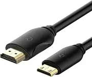 Rankie Mini HDMI to HDMI Cable, High Speed Supports Ethernet 3D and Audio Return, 1.8 m (Black)