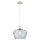 Innovations 92-L Large Fenton 1 Light Pendant, WHCH/Clear - 516-1S-WPC-G92-L