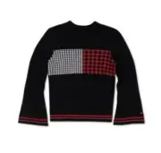 Tommy Hilfiger Big Girls Moonless Night Flag Sweater Size L (12/14)