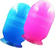 Diy Hair Dye Mixing Cups 2 Pack Salon Hair Coloring Shaker Cups Safe Plastic Easy to Hold Essential for Hair Tinting