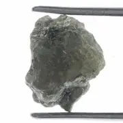 8.25 CT Loose Rough Diamond, Natural Silver Green Raw Uncut Gemstone Jewelry