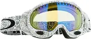 [Oakley] A Frame Snow Goggles(White with Text/High Intensity Yellow Iridium)