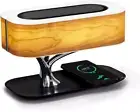 Masdio by Bedside Lamp with Bluetooth Speaker and Wireless Charger, Table Lamp