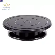 6Pcs Cake Turntable with 2 Frosting Straight Angled Spatula 3 Icing Smoother Scr
