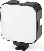 GUYOS LED01 Mini LED Video Light Photography Fill-in Lamp 6500K Dimmable 5W with Cold Shoe Mount Adapter for DSLR Camera
