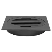 110X110mm Gun Metal Bathroom Shower 100mm Floor Waste Drain Grate