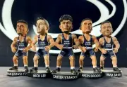 Lee Dean Starocci Brooks Bravo-Young Bobblehead SGA Set of 5 Penn State Wresting