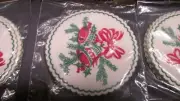 3 NOS 6 Packs Arco Gas Paper Coasters Christmas Bells Promotion Barware