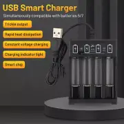 Universal USB Battery Charger 100%Fast Charger AA AAA Rechargeable Batteries