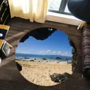 3D Beach Sand Ocean NAO10143 Game Rug Mat Elegant Photo Carpet Mat Fay