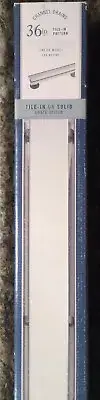 B &K 36” Linear Channel Drain Brushed Nickel w/ Tile Insert Optional