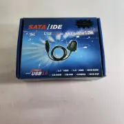 USB 2.0 To SATA/IDE Cable New Old Stock Never Used