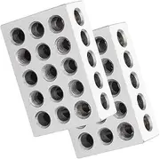 1 Matched Pair Ultra Precision 1-2-3 Blocks 23 Holes 1-2-3 Block 0.0002 Machinist 123 Jig Industrial Supply Fit for Milling Machine Used for Set Up, Layout and Inspection Jobs