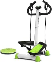 Up-Down Stepper, Home Full Body Trainer, Mini Stepper Gym Exercise Leg Thigh Toning Workout Fitness Stair Arm Cord TRAI