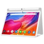 Tablet 10.1 inch Android Tablet Octa-Core Processor with 64GB Storage,Dual 13MP+5MP Camera,WiFi,Bluetooth,GPS,512GB Expand Support,IPS Full HD Display (Silver)