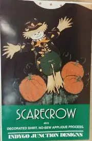 SCARECROW APPLIQUE PATTERN INDYGO JUNCTION DESIGN UNCUT VINTAGE 1993