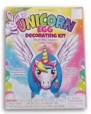 Easter Unlimited Unicorn-Themed Easter Egg Decorating Kit – 17 Complete Set...
