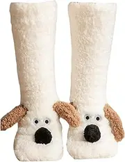 [Fiocias] Fluffy Socks, Floor Socks, Soft Slippers, Sleeping Socks, for Living Room, for Home, Birthday Gift