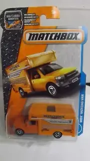 2016 Matchbox Orange MBX Moving Van "Matchbox"