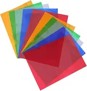 Operitacx Poly Folders Set of 10 A4 Letter Size Envelopes Document File Folder Front Pocket for Efficient Paper Management