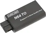 N64 to HDMI Converter Adapter, N64 Retro Video Game Console to HD Multimedia Interface , 1080p, Support PAL NTSC Game Adapter, with 3.5mm Interface