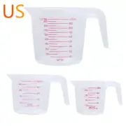 US Plastic Measuring Cup Jug 500ml Measurements General Tools with,Angled Grip