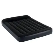 Intex Dura-Beam Classic Inflatable Airbed Mattress w/ Pillow Rest Black Full