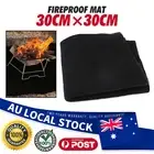 BBQ Grill Mat Fireproof Mat Fire Pit Mat for Decking Camp Flame Retardant Mat