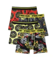 Cobra Kai Boys 4 Pack Athletic Stretch Underwear Boxer Briefs Size 4 or 6 NIP