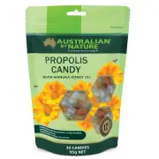 Australian By Nature Propolis & Manuka Honey Candy X 30
