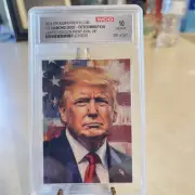2024 Donald Trump Determination Gem Mint 10 Diamond Dust Trading Card XX/247 WOW