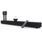 Karaoke Machine Home KTV System Bluetooth Stereo Soundbar with Dual Microphone