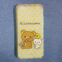 在飛比找蝦皮購物優惠-Rilakuma拉拉熊懶懶熊iphone6 6s透明手機殼