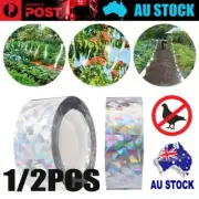 Two-Side Reflective Farm Bird Scare Repellent Tape Visual Flash Anti-Bird Tape9B