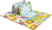Kids Play Mat - Folding Play Mat, Children's Climbing Mat | Thick Foam Activity Play Mat Supplies Practical and Hygienic Play Mat for Living Room, Bedroom