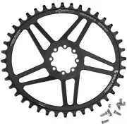 Chainring - 44t, fits SRAM Direct Mount, 6mm Offset, Black OVAL-SDM8-44