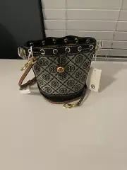 Tory Burch T Monogram Mini Bucket Bag
