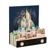 3D Memo Pad Art Sticky Notes, Fantasy Castle Notepad 3D Paper Card Craft Character Silhouette Desk Decoration DIY Creative Gift