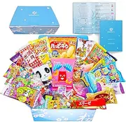 Sakura Box Japanese Snacks & Candy Box Dagashi Food Set 30 Piece Snack Gift Box