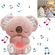 Relief Koala, Anxiety Relief Breathing, Soothing Koala Bear with Sensory Details Music Lights Rhythmic Breathing Motion (Pink)