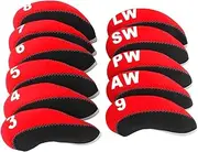 [CRAFTSMAN GOLF] 11pcs/Set Neoprene Iron Headcover Set with Large No. for All Brands Callaway,Ping,Taylormade,Cobra Etc.