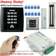 125KHz RFID Card+Password Access Control System+Magnetic Lock+ Remote Controls