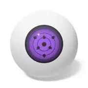 Sasuke Rinnegan Ping Pong Balls, 6 pcs