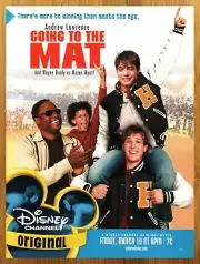 2003 Going to the Mat Print Ad/Poster Disney Channel Wrestling Movie Promo Art