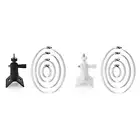 Camera Mount Pole Mount 360 Rotation for Ring Stick Up/Spotlight Cam(Black)