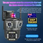 9MP WiFi Camera 10X Zoom WIFI Security Video Surveillance Ptz Auto Tracking Cam