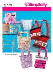 Simplicity 2779 Girl's Bags Sewing Pattern Uncut