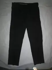 Kenneth Cole Reaction Mens 38 x 32 Slim Stretch Black Flat Dress Pant