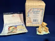 Cherished Teddies 1997 A Gift to Behold Baby on Quilt Retired Figurine 127922