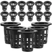 50 Pcs Tiny Terracotta Pots Planting Cup Basket Slotted Mesh Net Cups